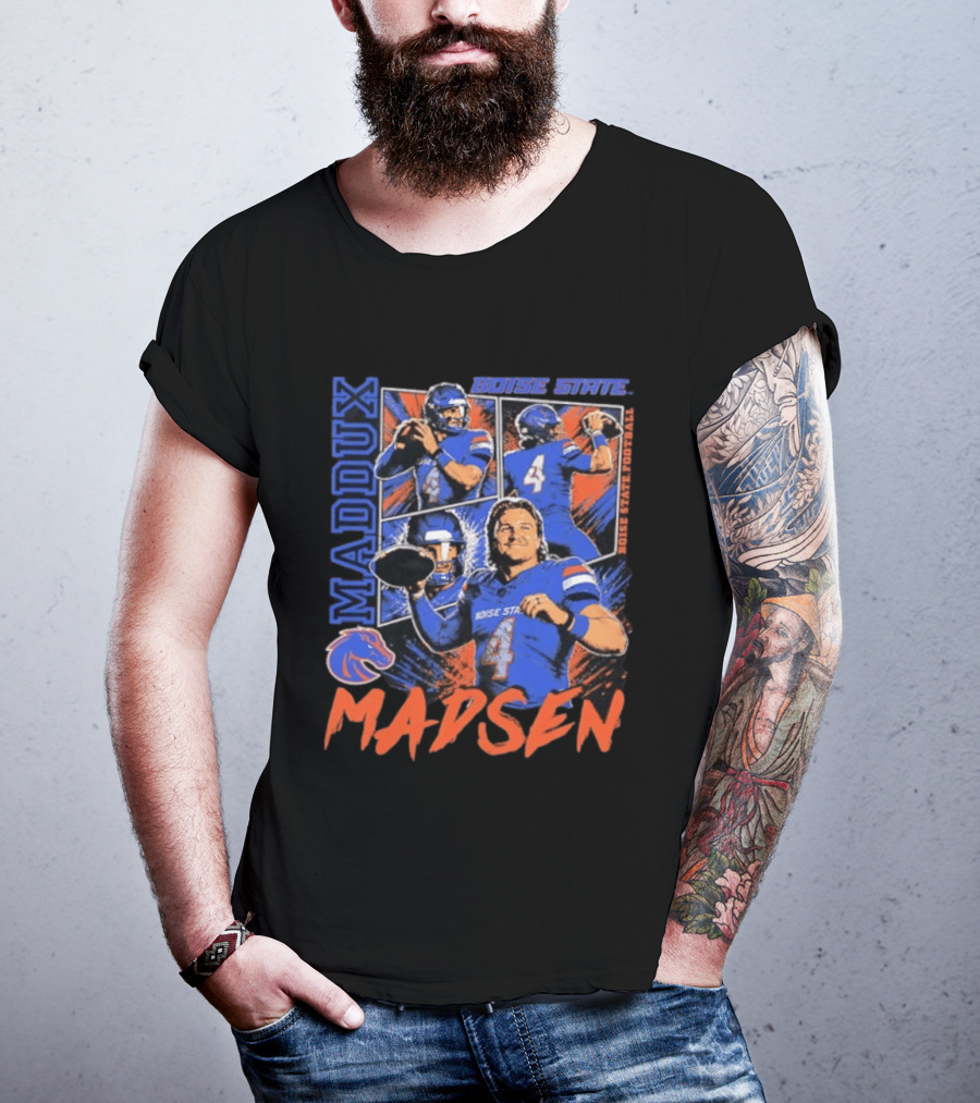 Maddux Madsen Boise State Broncos Football 2026 Big Ten Media Days T-Shirt