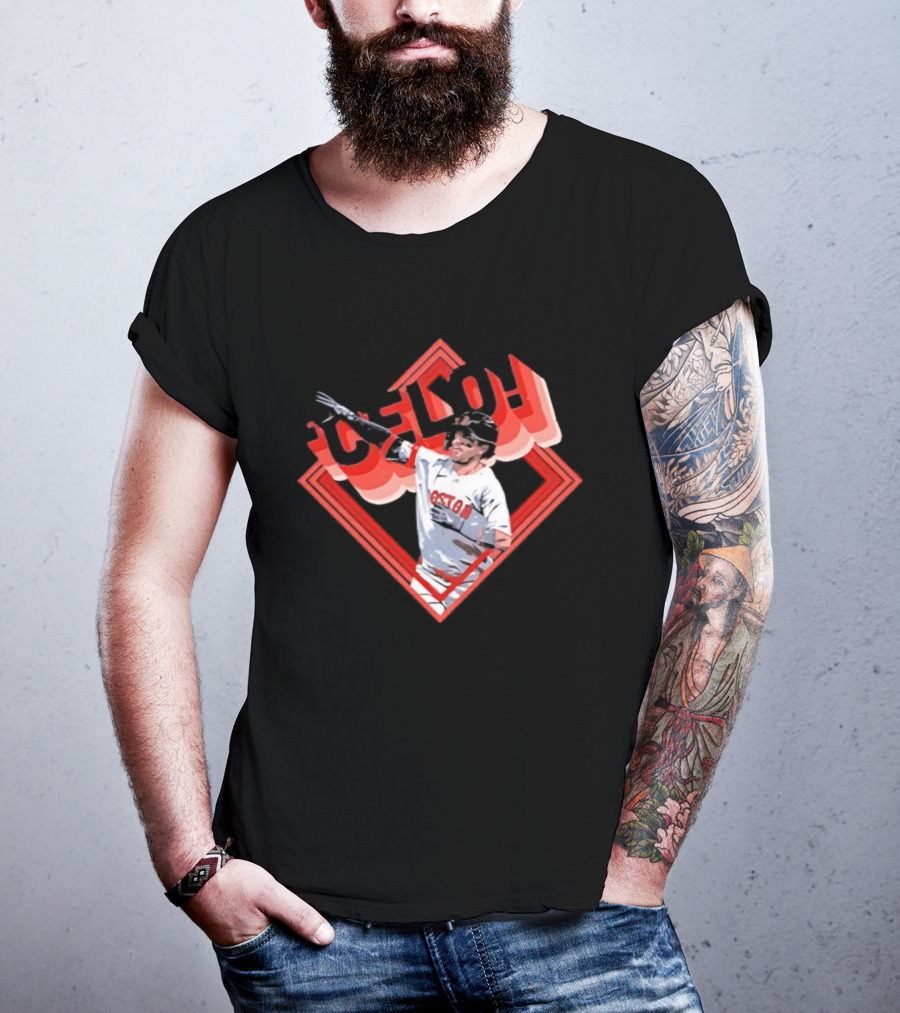Boston Red Sox Marcelo Mayer Baseball Star Pose T-Shirt