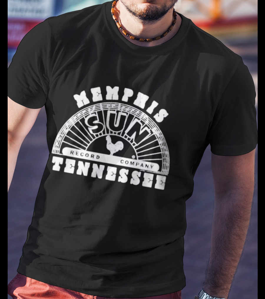 Memphis Sun Record Company Tennessee Rooster T-Shirt