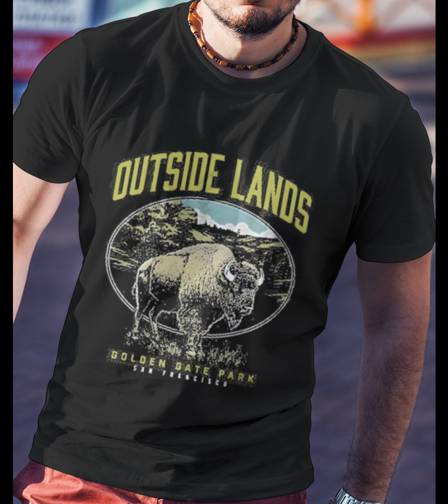 Outside Lands Golden Gate Park Bison San Francisco 2026 California T-Shirt