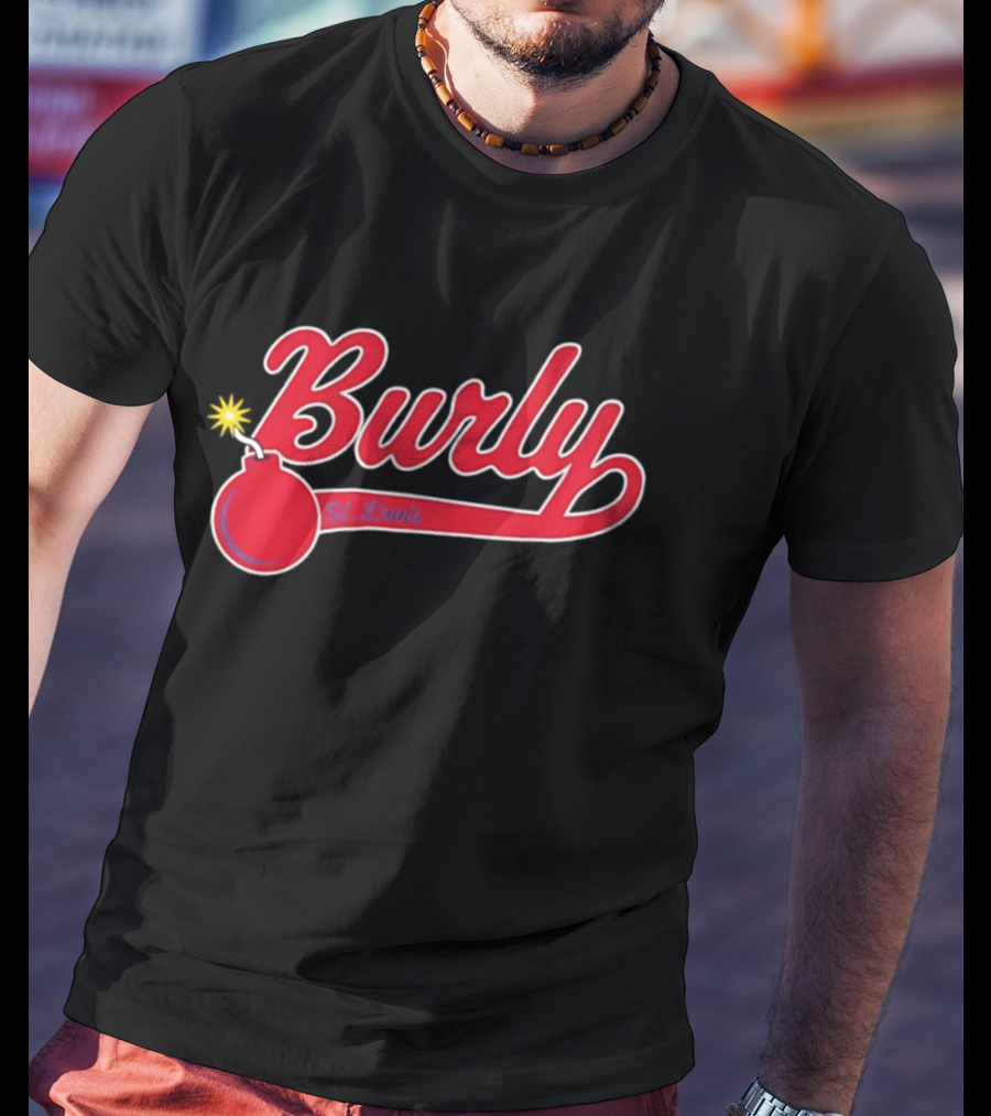 Alec Burleson Burly Bomb St Louis Cardinals MLB 2026 T-Shirt