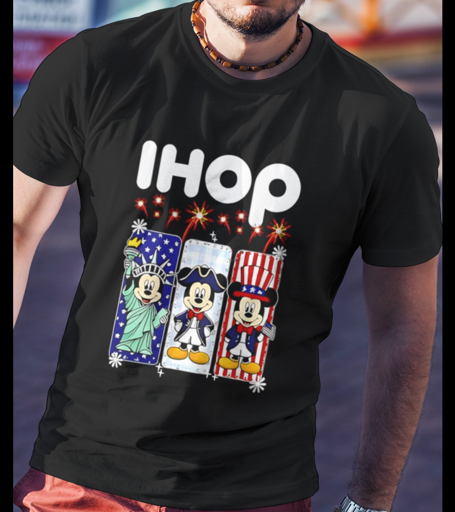 IHOP Mickey Mouse America 250th Anniversary Celebration T-Shirt