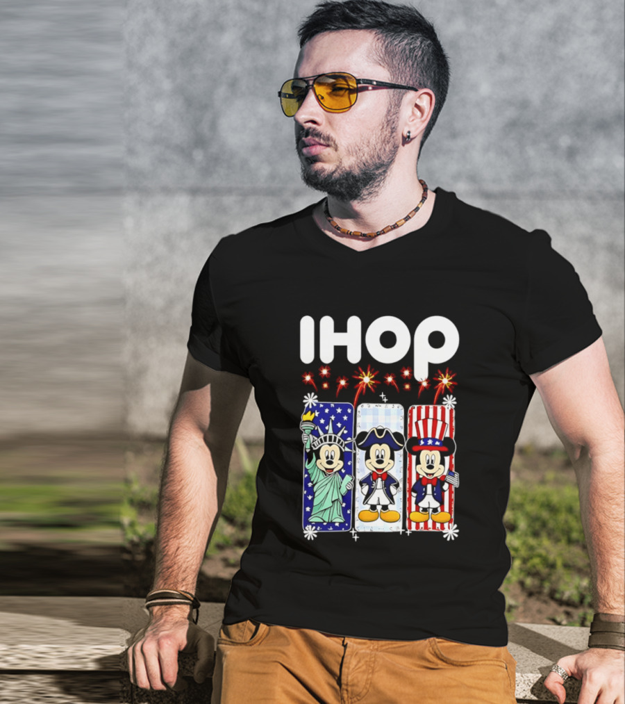 IHOP Mickey Mouse America 250th Anniversary Celebration T-Shirt