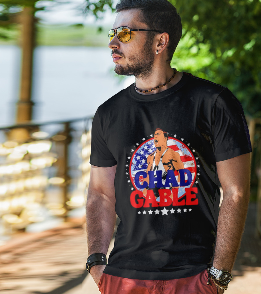 Chad Gable WWE Wrestling American Flag T-Shirt