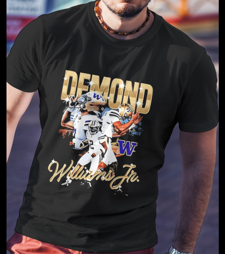 Demond Williams Jr. Washington Huskies Football 2026 Big Ten Media Days T-Shirt