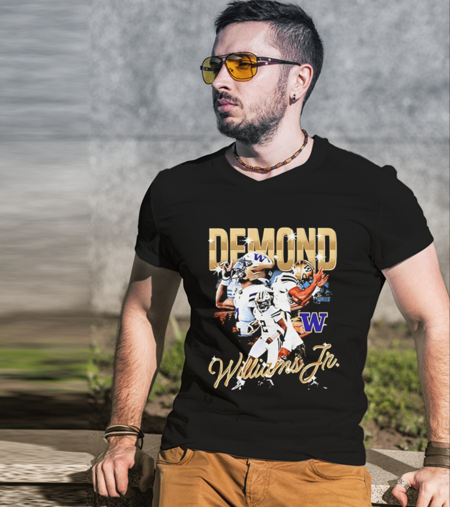 Demond Williams Jr. Washington Huskies Football 2026 Big Ten Media Days T-Shirt