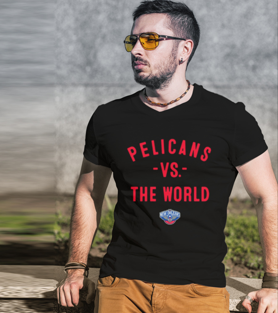 Pelicans Vs The World New Orleans NBA 2026 T-Shirt