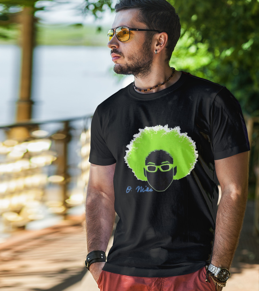 Olivia Miles Minnesota Lynx 2026 WNBA Green Afro And Glasses T-Shirt