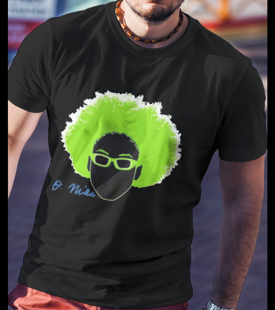 Olivia Miles Minnesota Lynx 2026 WNBA Green Afro And Glasses T-Shirt