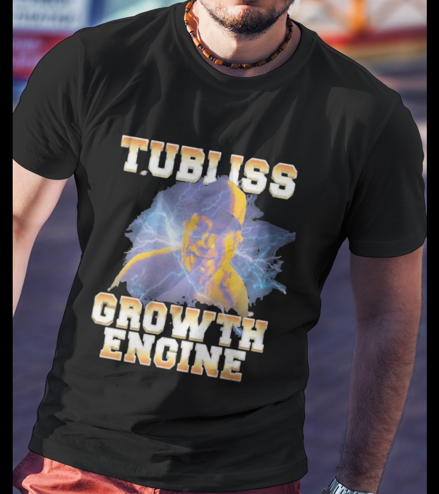 Tubi Iss Growth Engine Electric Blue Lightning T-Shirt