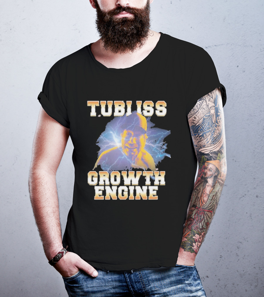 Tubi Iss Growth Engine Electric Blue Lightning T-Shirt