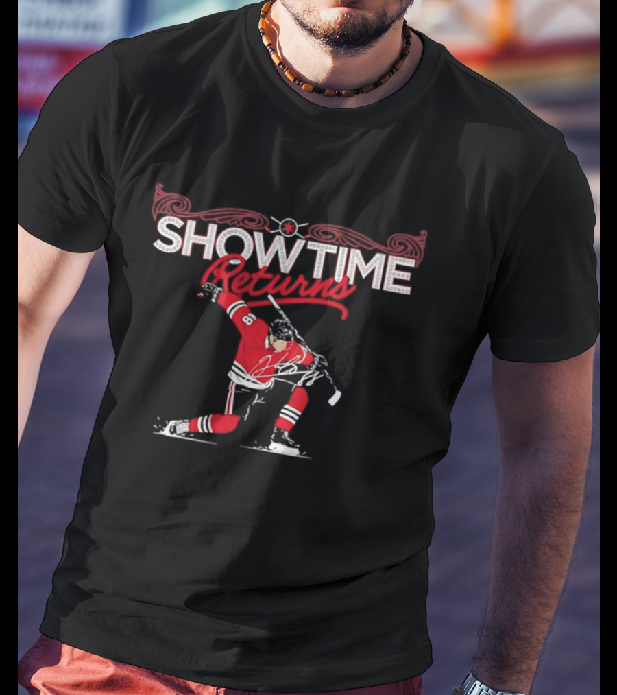 Patrick Kane Showtime Returns Chicago Hockey T-Shirt