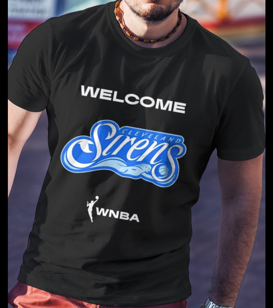 Welcome Cleveland Sirens WNBA 2026 Logo Debut T-Shirt