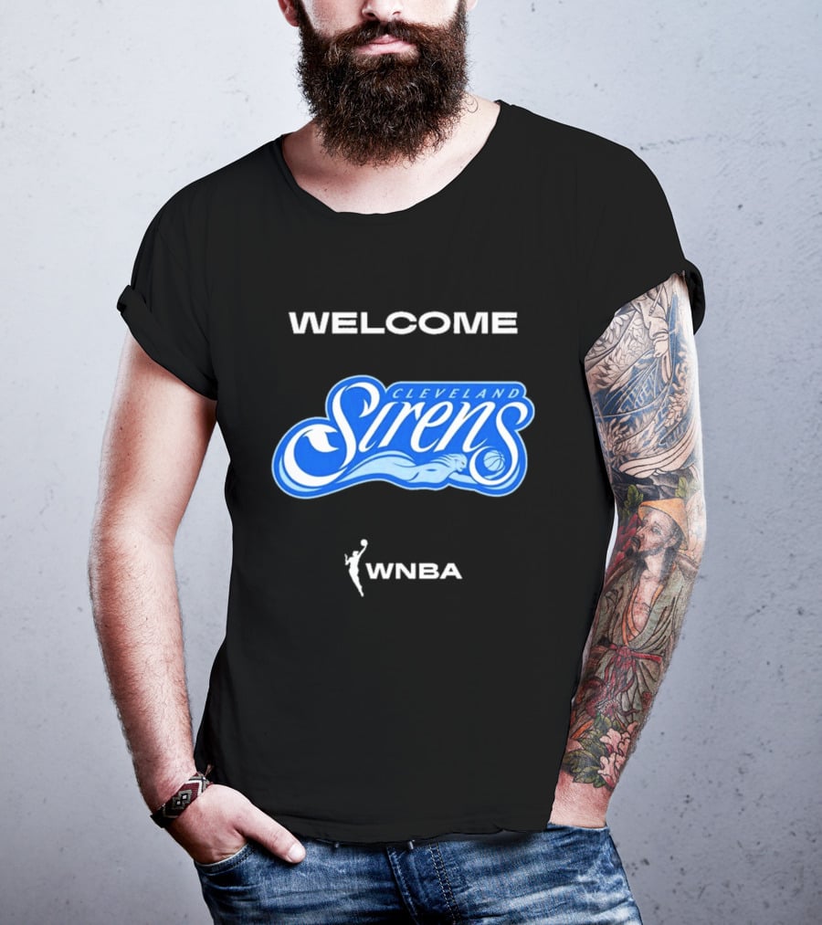 Welcome Cleveland Sirens WNBA 2026 Logo Debut T-Shirt