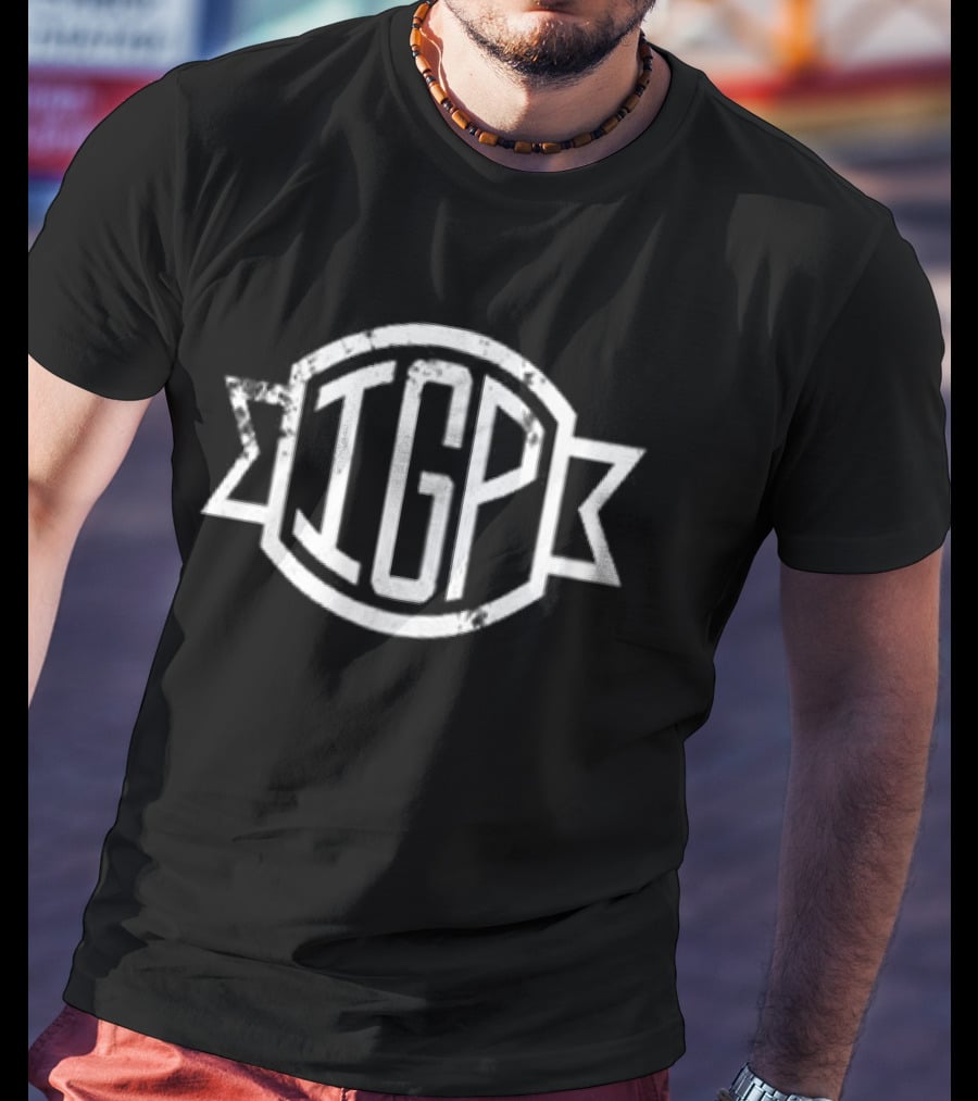 Russell Crowe IGP Emblem Circle White T-Shirt