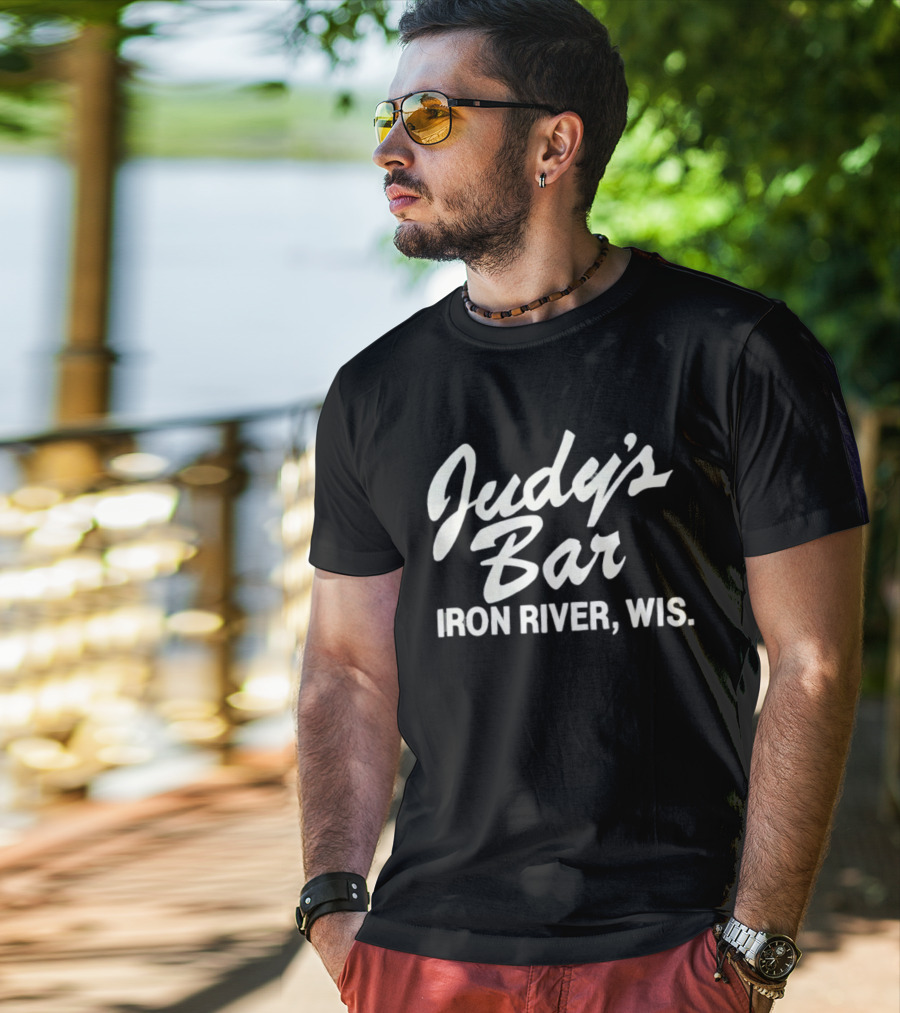 Judy's Bar Iron River Wis T-Shirt