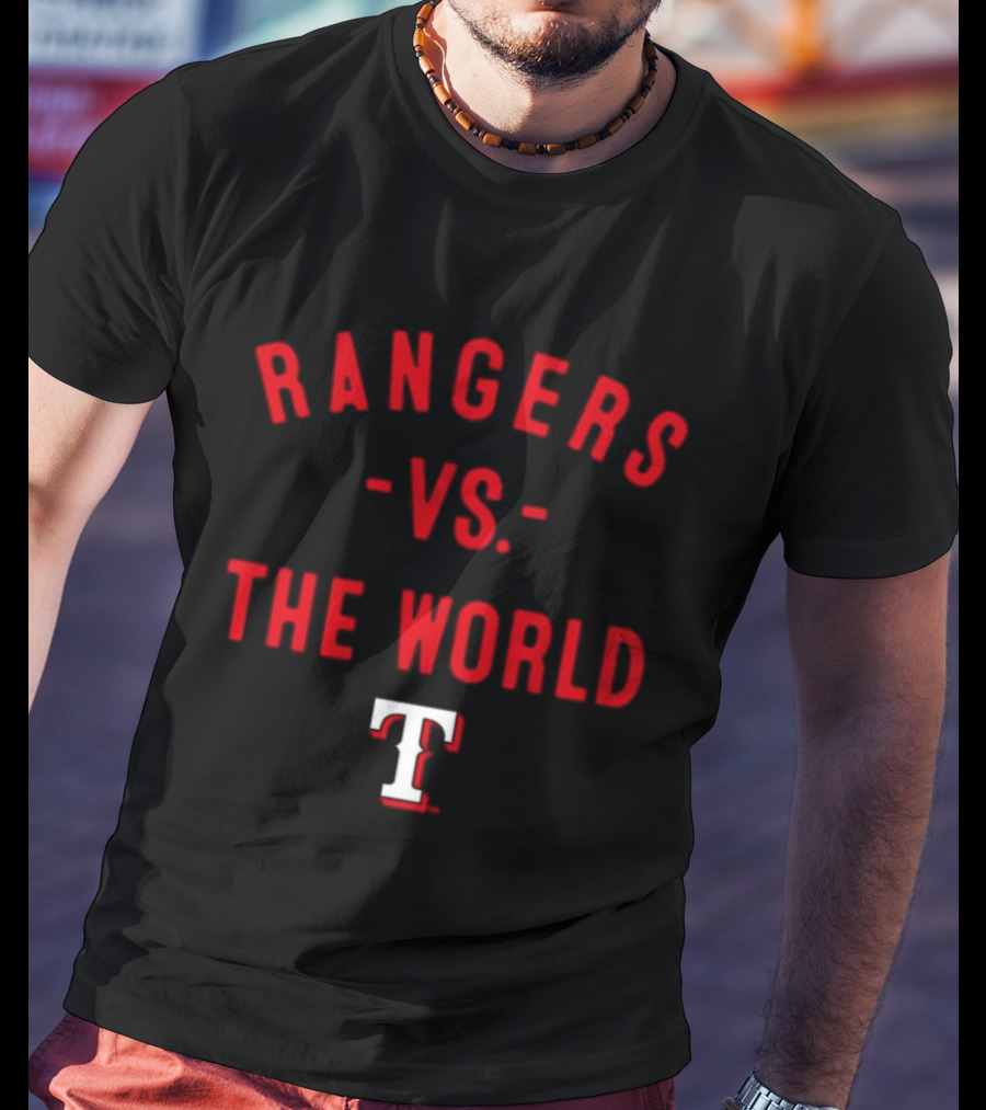 Texas Rangers Vs The World Baseball 2026 Season T-Shirt