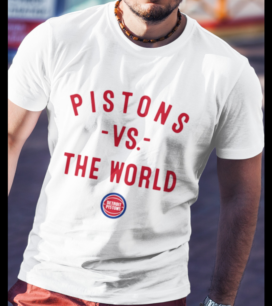 Detroit Pistons Vs The World NBA 2026 Nowbes T-Shirt