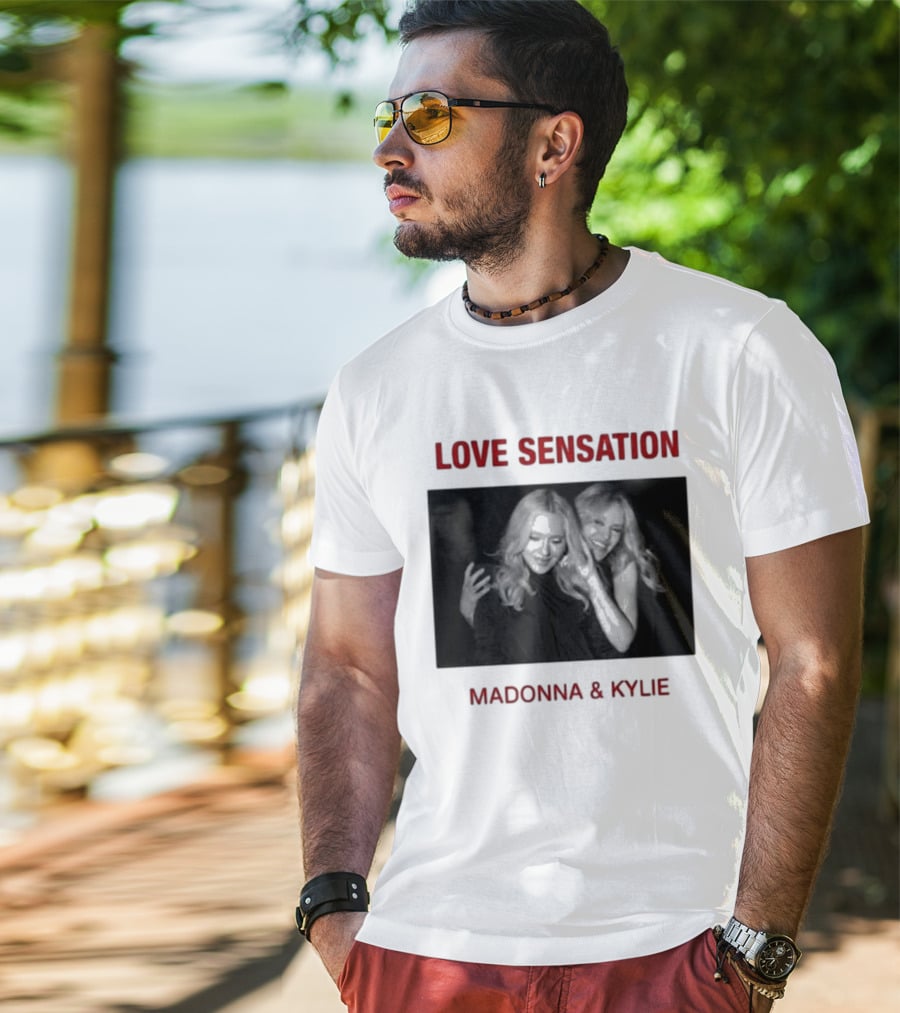 Madonna Kylie Love Sensation 2026 Remix T-Shirt