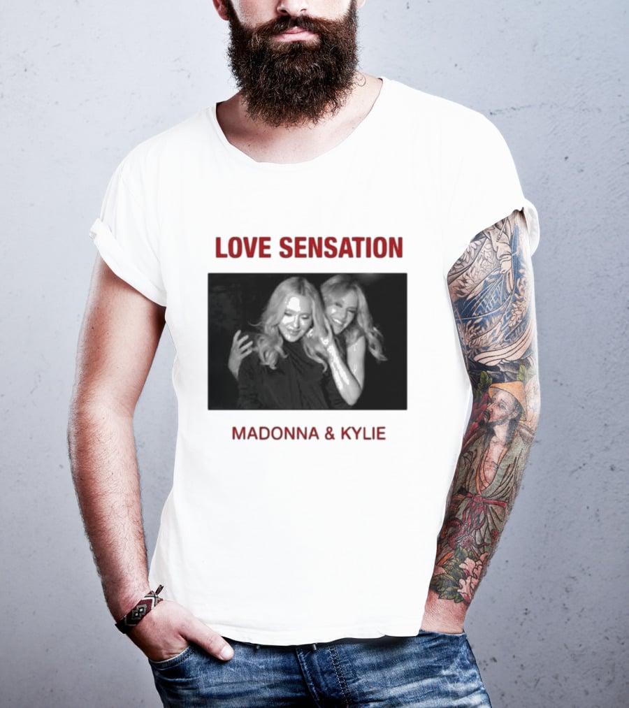 Madonna Kylie Love Sensation 2026 Remix T-Shirt