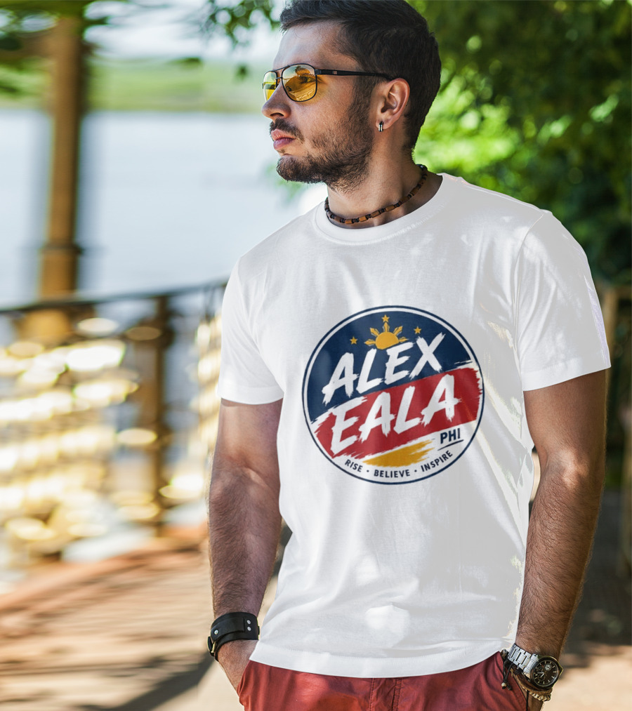 Alex Eala Rise Believe Inspire Philippine Flag Sun Stars T-Shirt