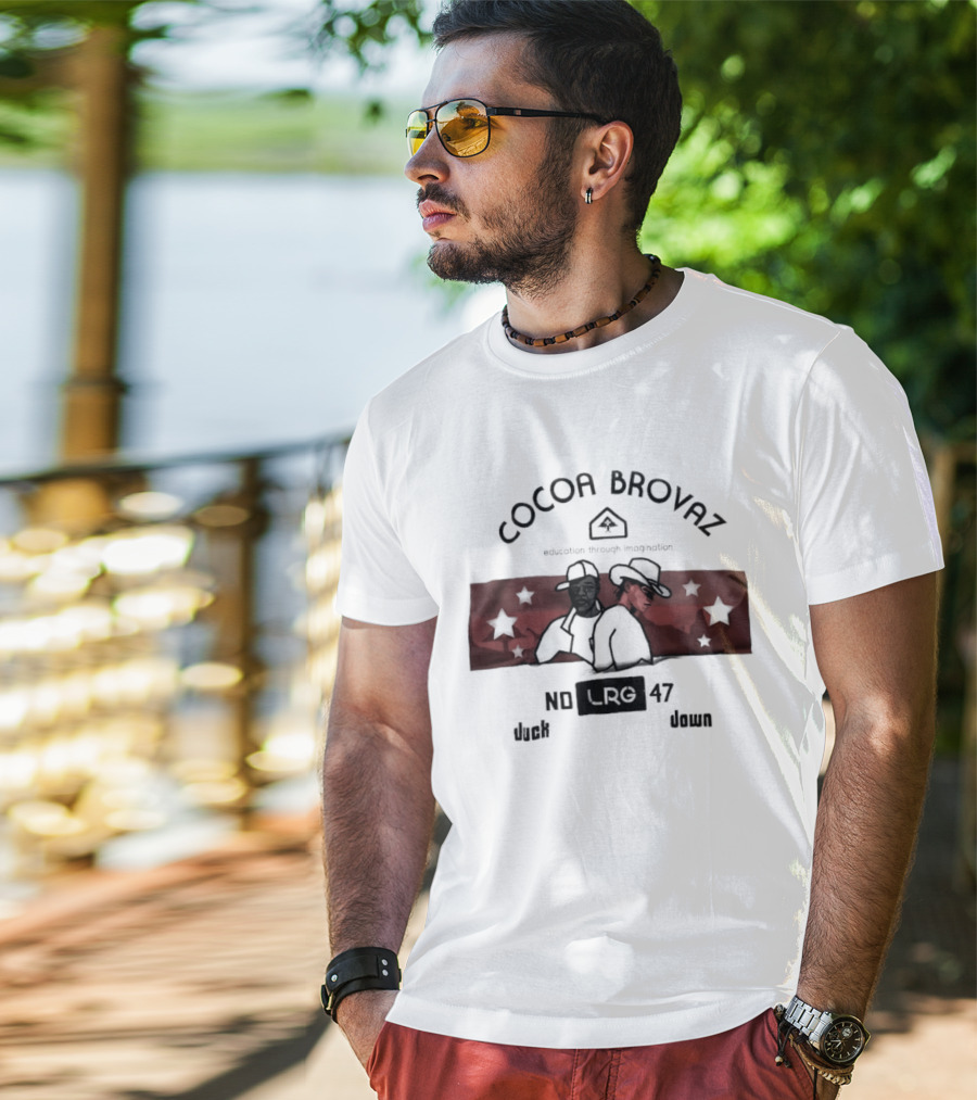 Cocoa Brovaz Duck Down LRG No 47 Urban Streetwear T-Shirt