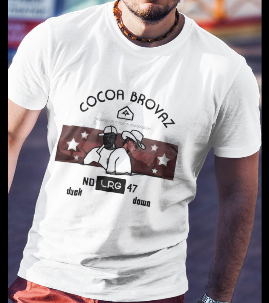 Cocoa Brovaz Duck Down LRG No 47 Urban Streetwear T-Shirt