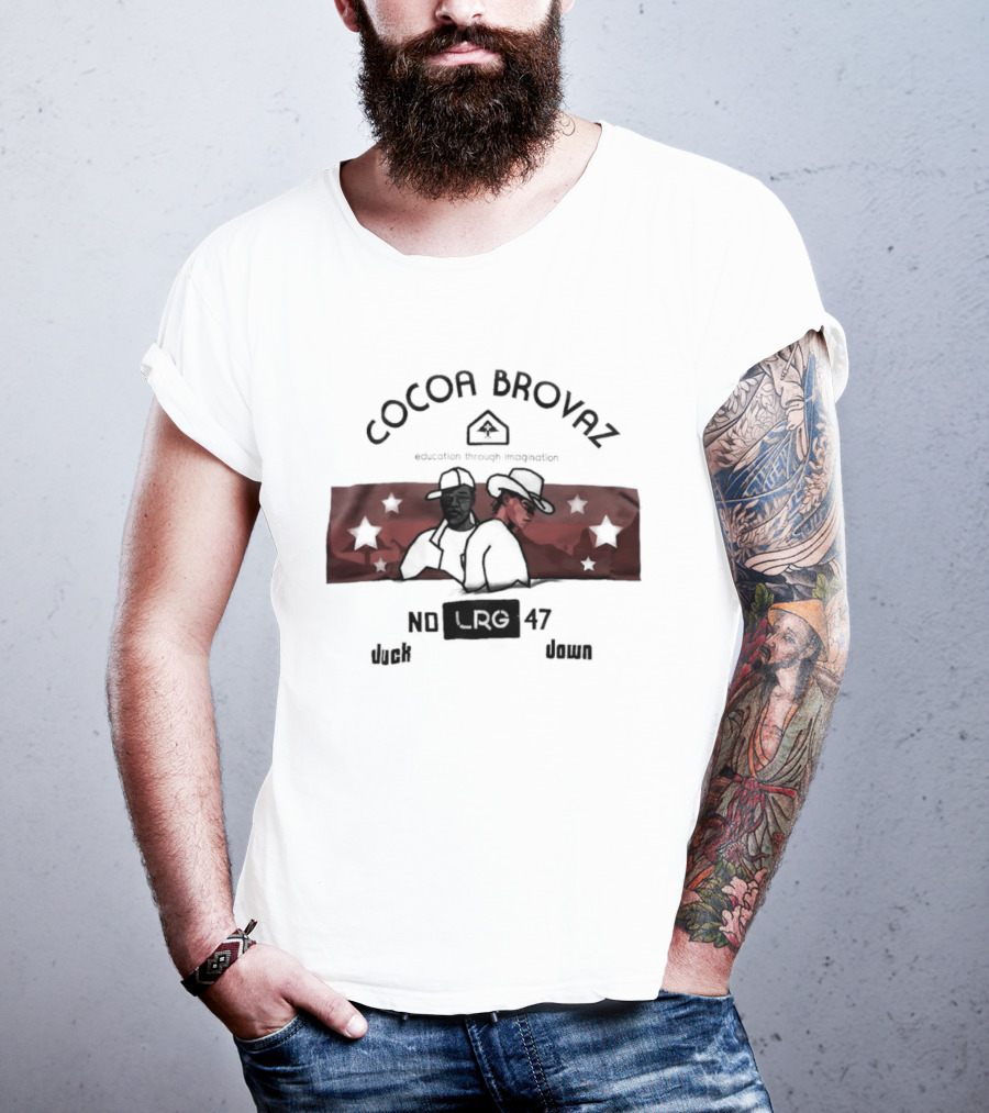 Cocoa Brovaz Duck Down LRG No 47 Urban Streetwear T-Shirt