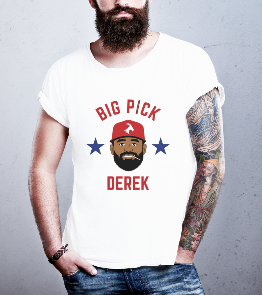 Big Pick Derek Philadelphia Phillies Baseball Stars T-Shirt