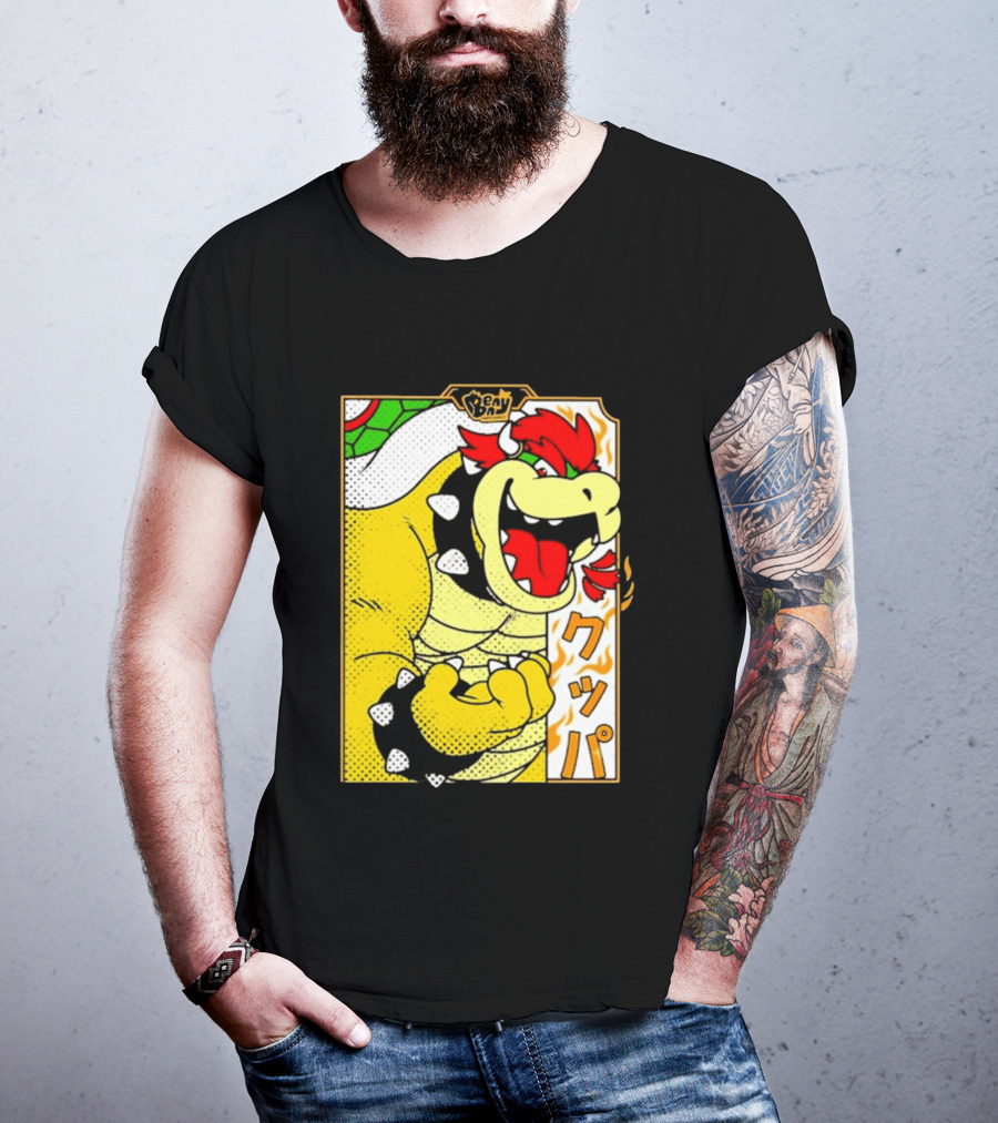 Bowser Japanese Pop Art Comic Style T-Shirt
