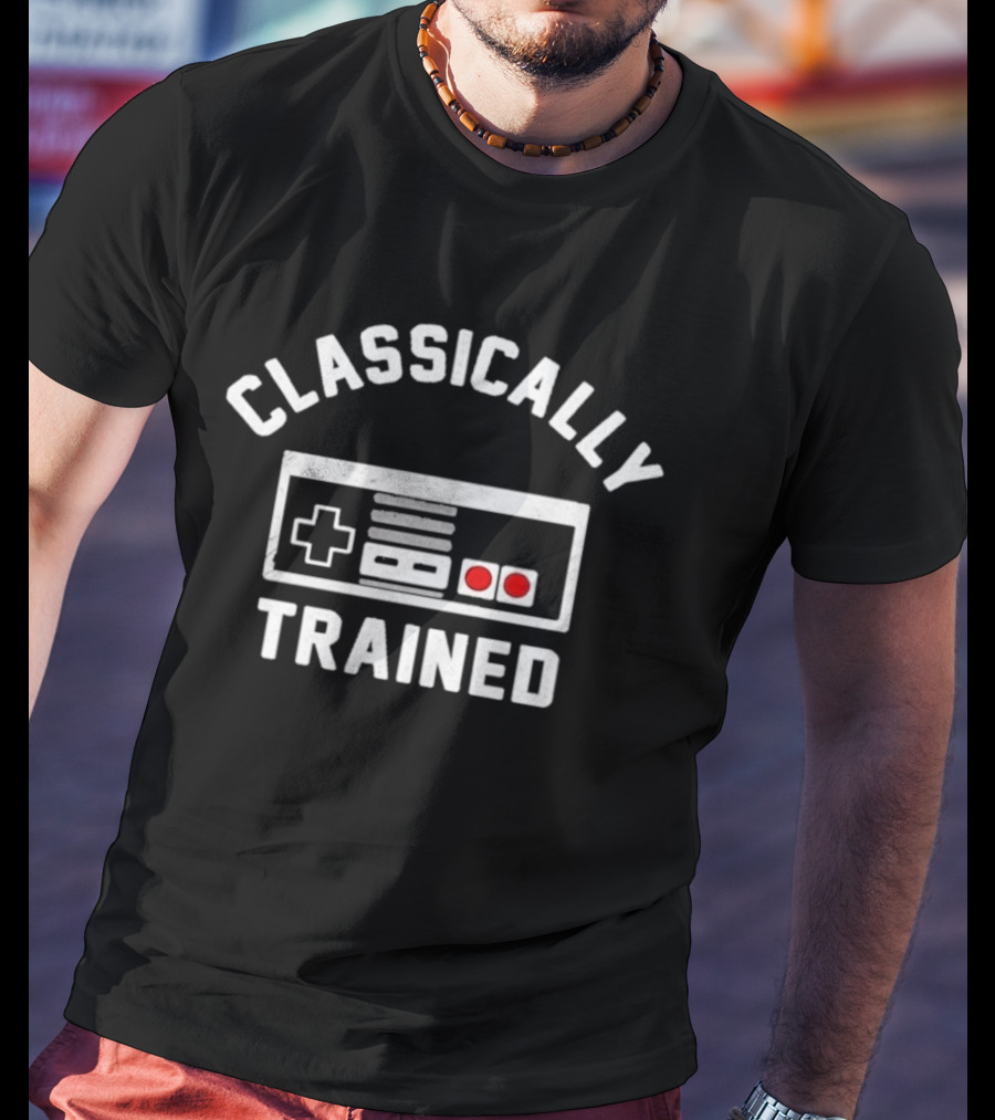 Classically Trained Retro Gaming Controller T-Shirt