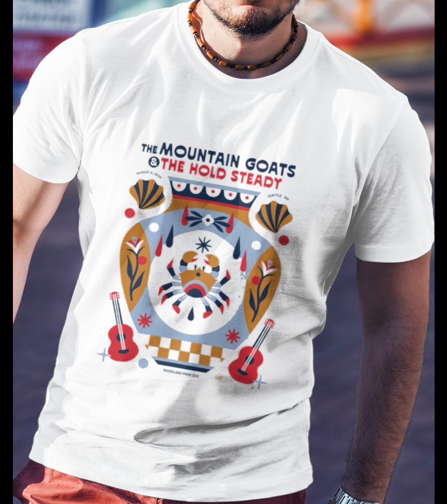 The Mountain Goats And The Hold Steady Live August 9 2026 Seattle WA Vintage Music Event T-Shirt