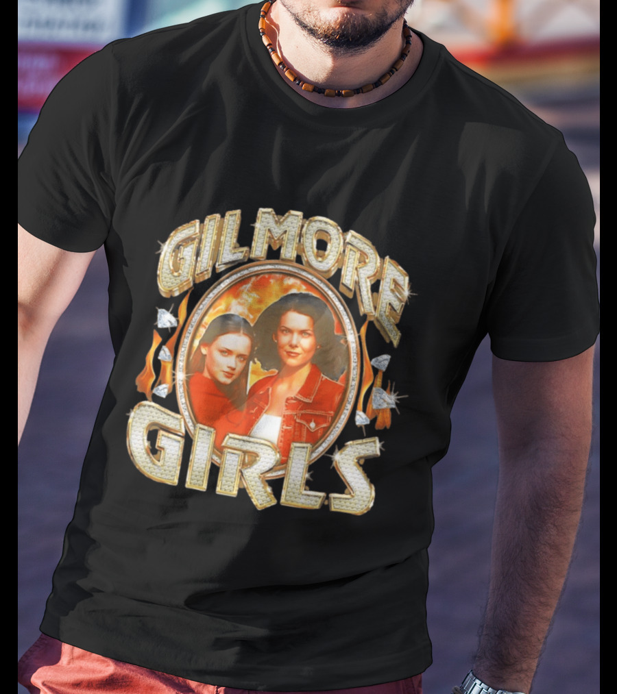 Gilmore Girls Flame Diamond 90s Bootleg T-Shirt
