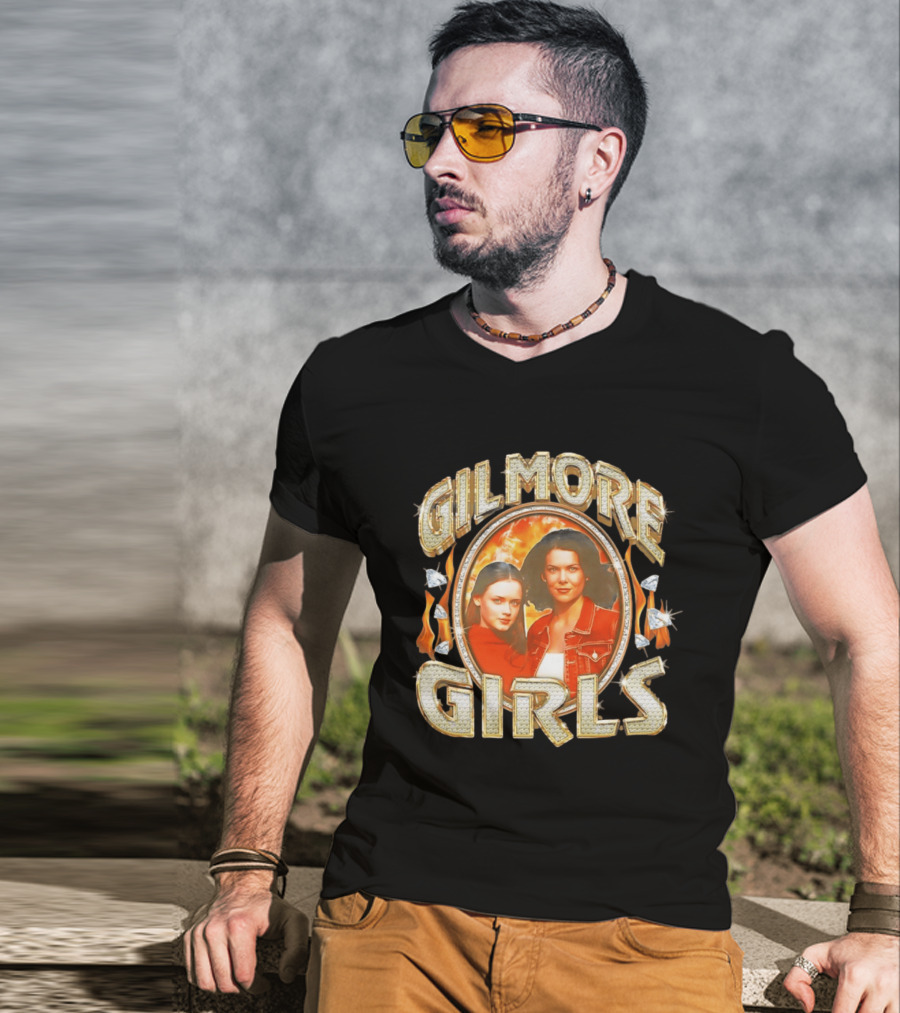 Gilmore Girls Flame Diamond 90s Bootleg T-Shirt