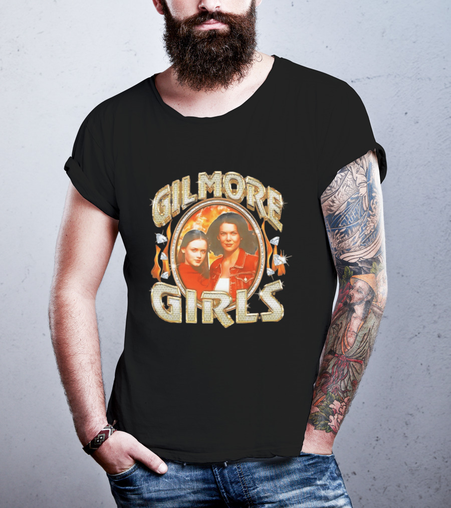 Gilmore Girls Flame Diamond 90s Bootleg T-Shirt