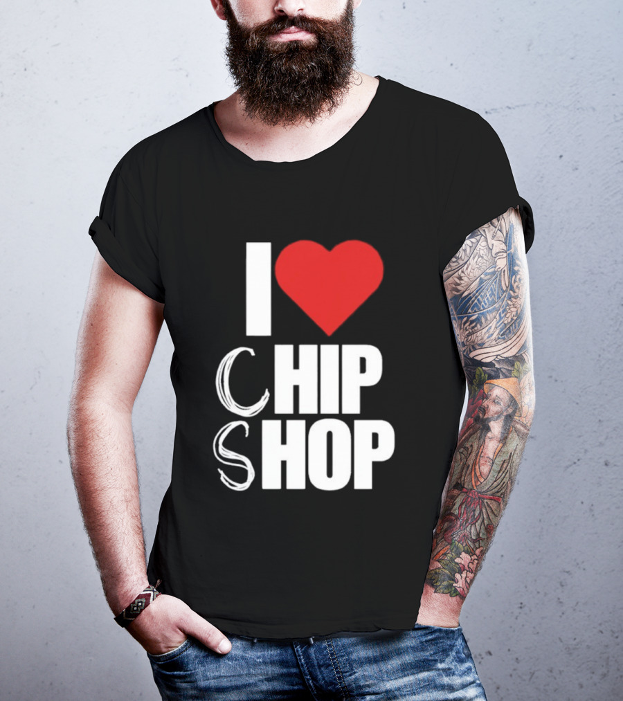 I Love Heart Chip Shop T-Shirt