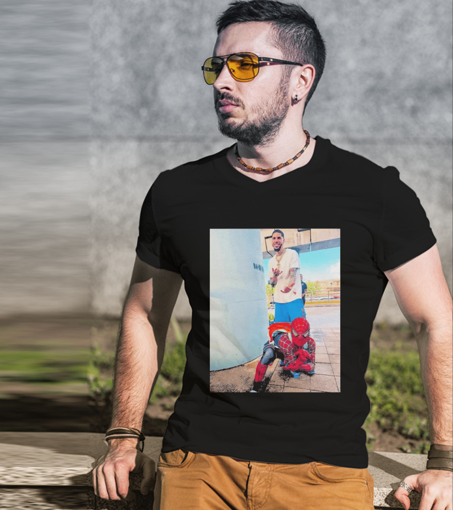 BA MO LaMelo Ball Spider Man T-Shirt