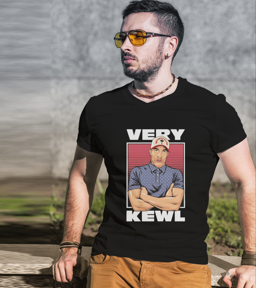 Very Kewl PE Guy Palm Tree Hat T-Shirt