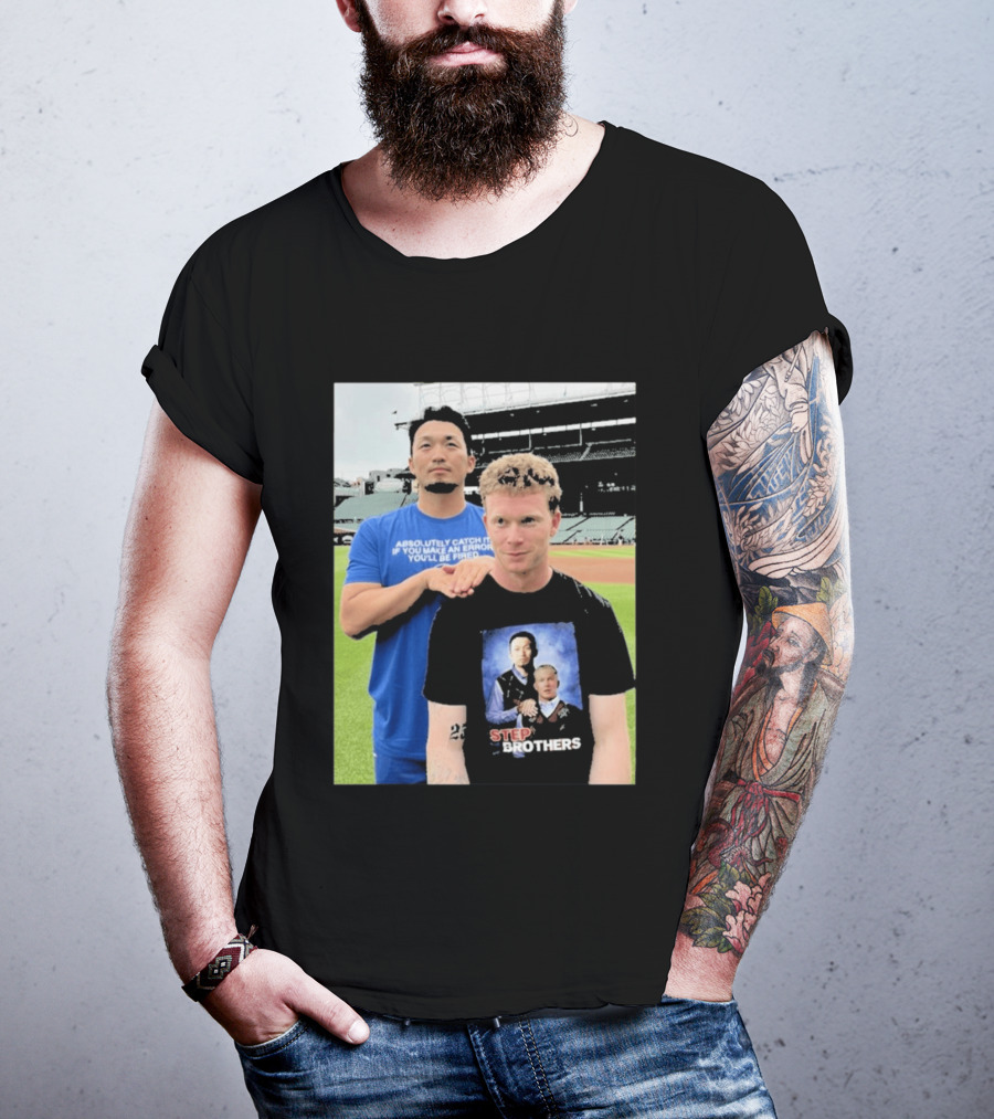 Seiya Suzuki Pete Crow Armstrong Step Brothers Baseball Humor T-Shirt