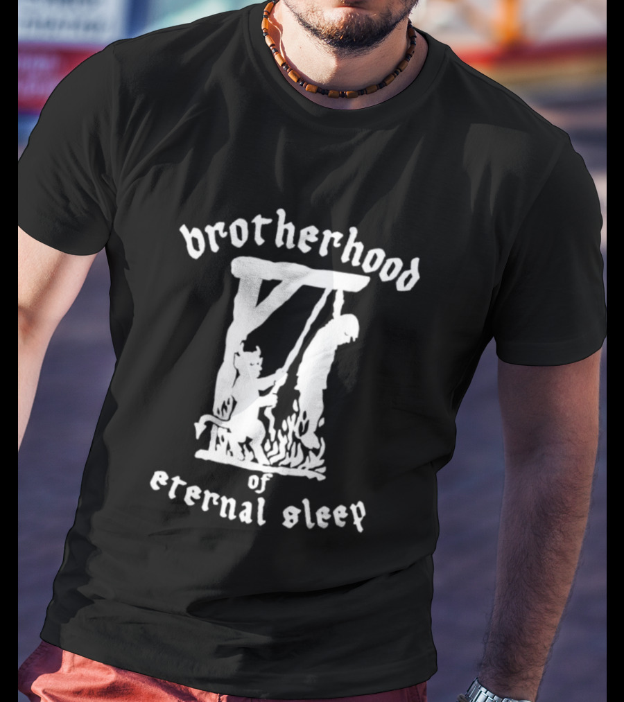 Brotherhood Of Eternal Sleep Death Metal Hanging Execution T-Shirt