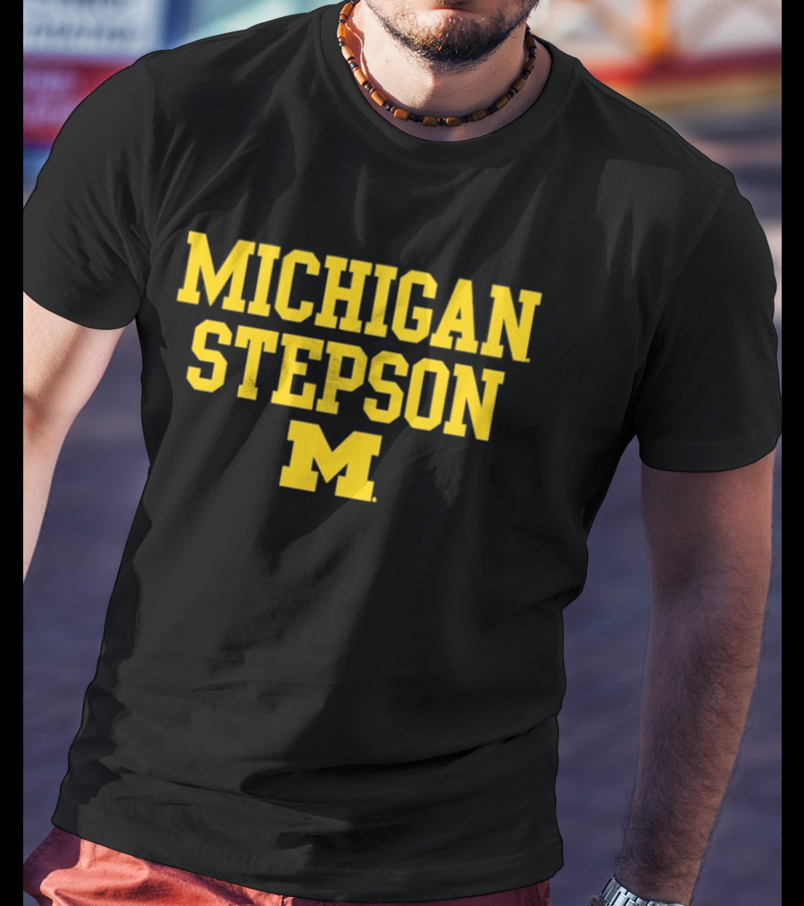 Michigan Wolverines Stepson M 2026 NCAA Team Support T-Shirt