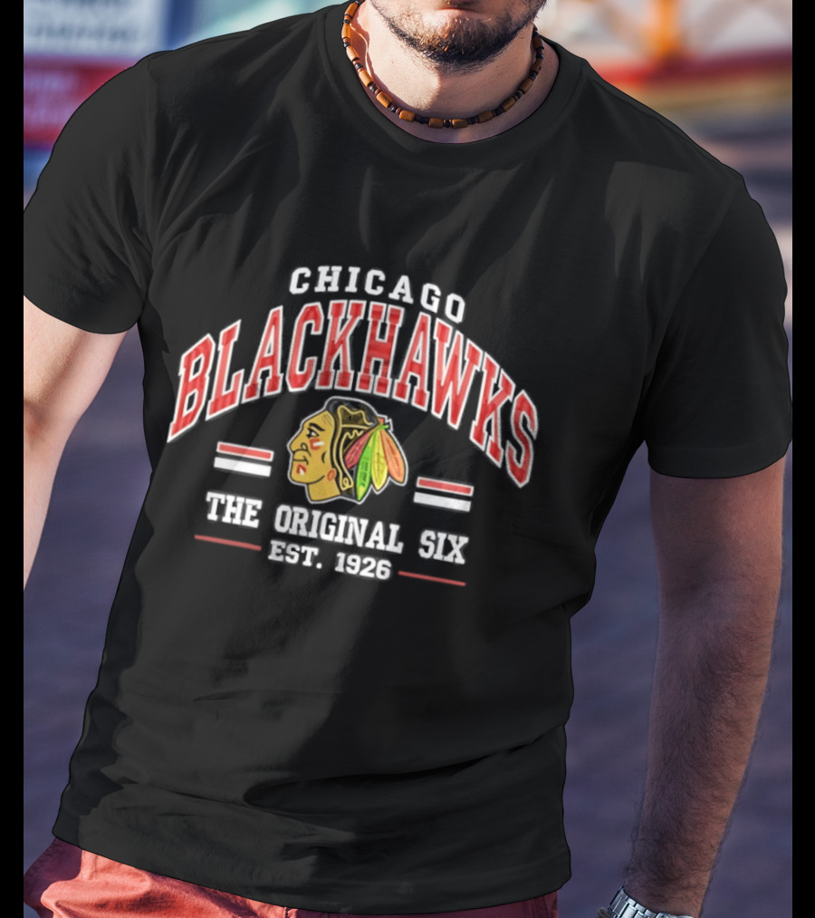 Chicago Blackhawks The Original Six Est 1926 T-Shirt