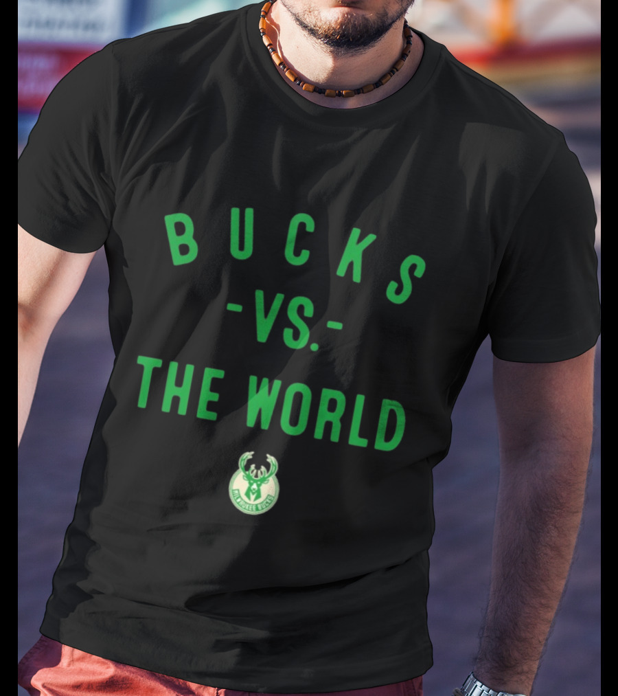 Milwaukee Bucks Vs The World NBA 2026 T-Shirt