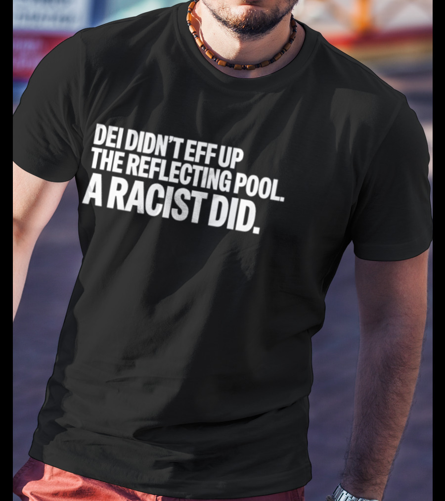 DEI Didn't Eff Up The Reflecting Pool A Racist Did T-Shirt