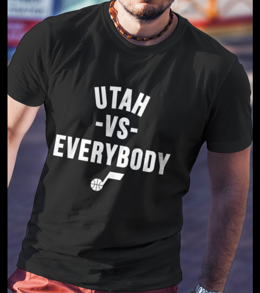 Utah Jazz Vs Everybody NBA Team Spirit T-Shirt