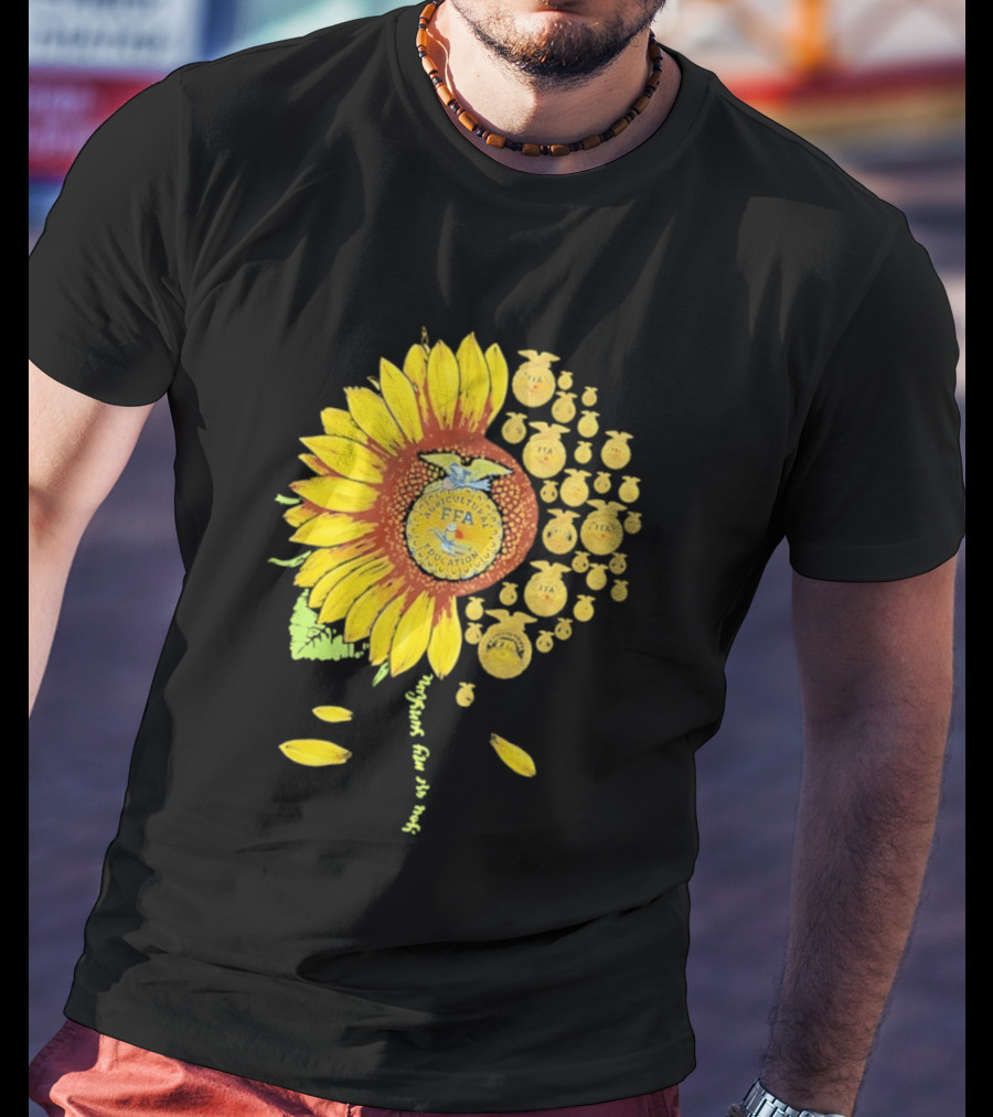 You Are My Sunshine FFA Sunflower Emblem Agricultural Education T-Shirt