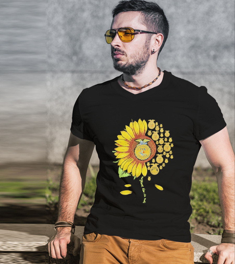You Are My Sunshine FFA Sunflower Emblem Agricultural Education T-Shirt