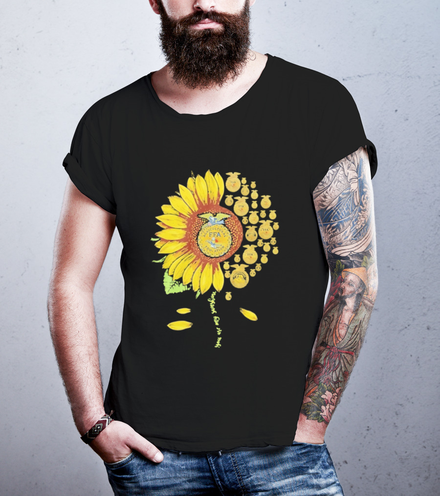 You Are My Sunshine FFA Sunflower Emblem Agricultural Education T-Shirt