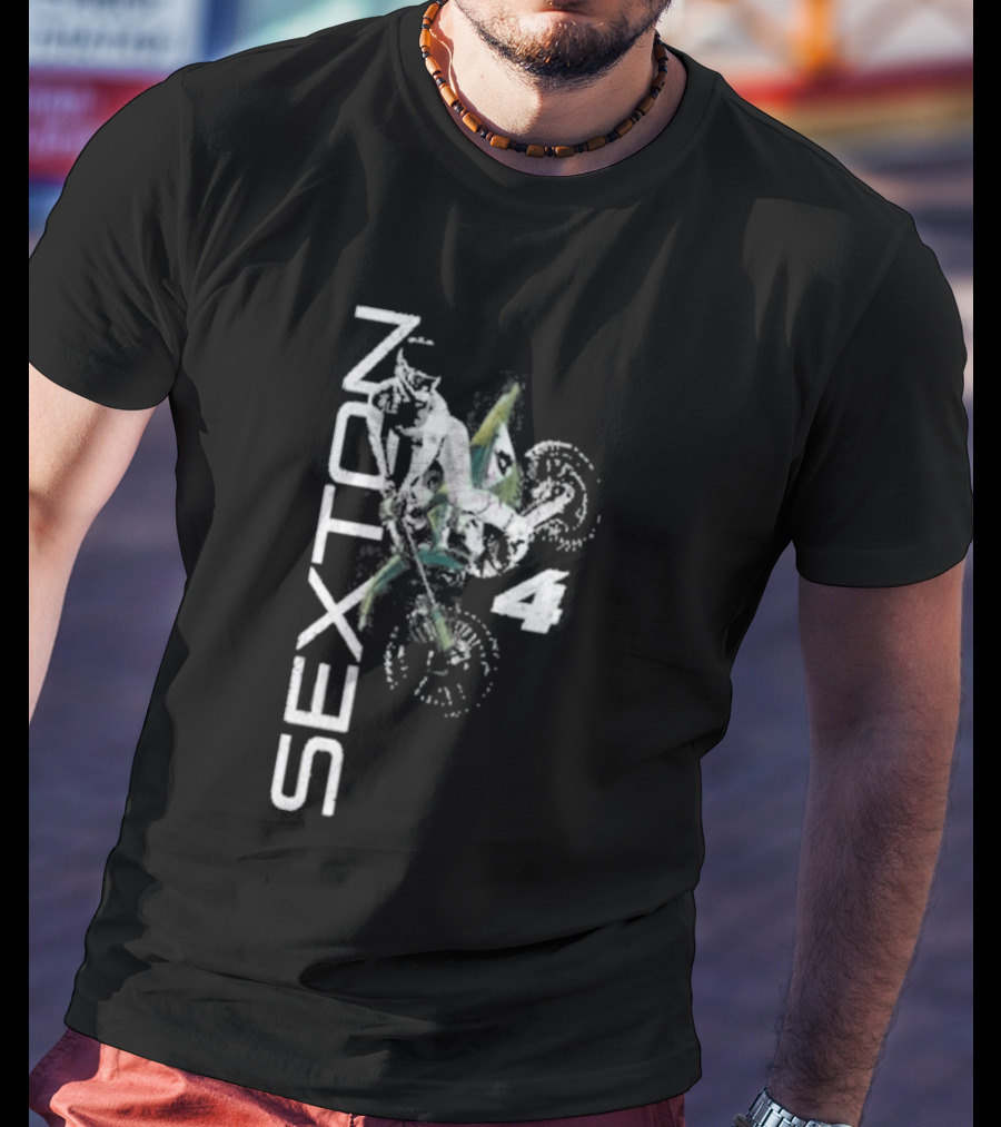 Kawasaki Chase Sexton Motocross Rider Racing T-Shirt