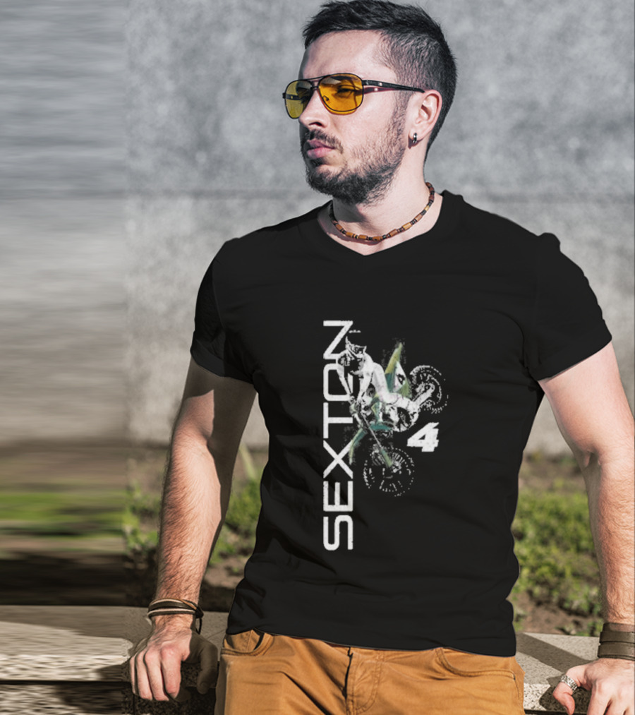 Kawasaki Chase Sexton Motocross Rider Racing T-Shirt